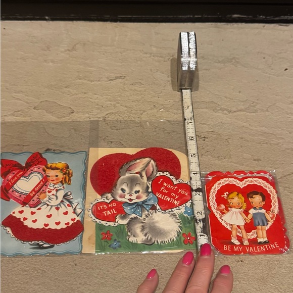Vintage 1940’s-1960’s Set of 6 Valentine's Day Card - Picture 11 of 11